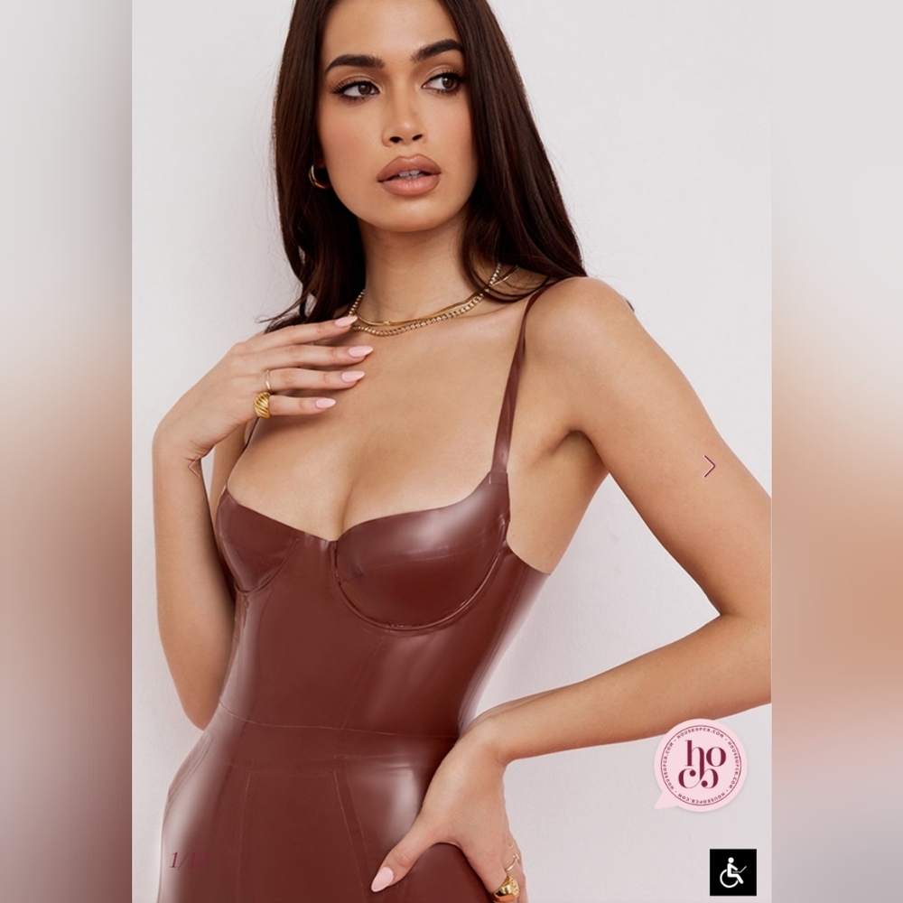 House Of CB Tia Latex Bodysuit
